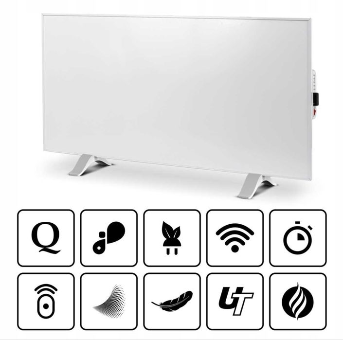 Panel grzewczy IR CRONOS Synthelith PRO CRP-770TWP White