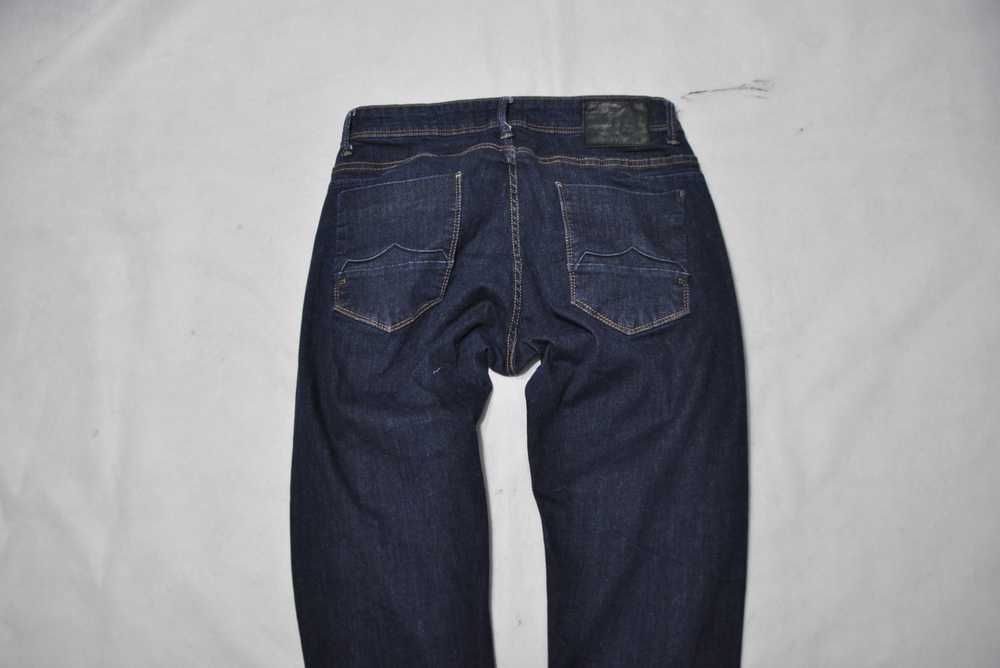 POLICE L 84cm 34/30 męskie spodnie jeansowe slim stretch s10v
