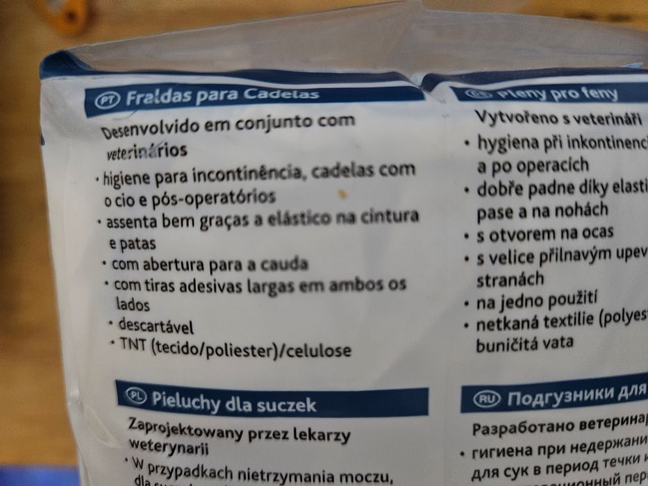 Fraldas para Cadela