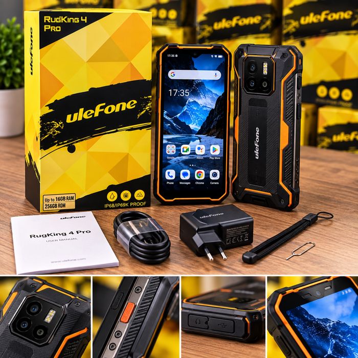 Ulefone RugKing 4 Pro — захищений смартфон для військових та польових умов