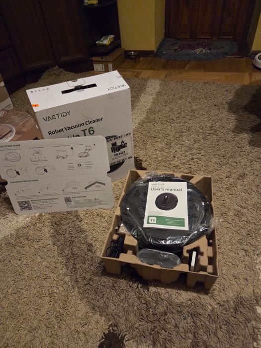 Робот пилосос миючий Vactidy Nimble T6