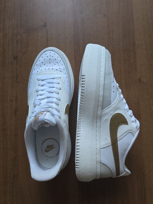 Nike court vision alta złoty branding 40,5 damskie