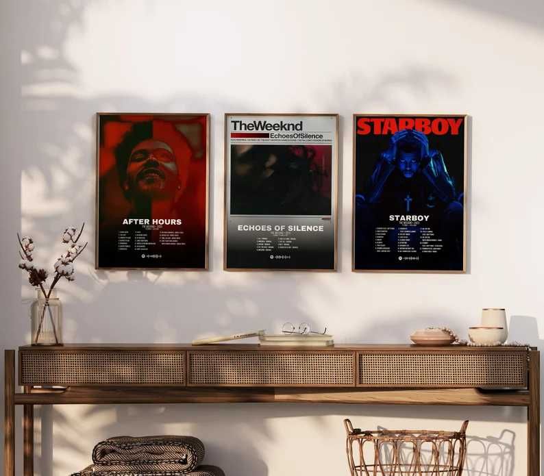 POSTERS ( DIGITAIS ) THE WEEKND