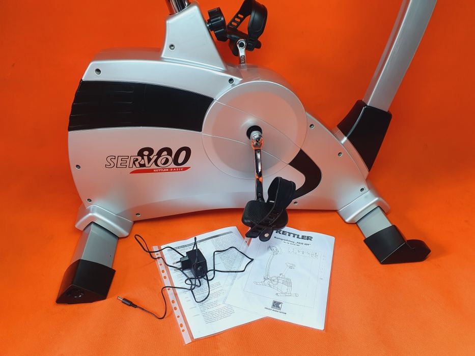 Piękny Idealny cichy kettler servo 800 rower treningowy elektro-mag.