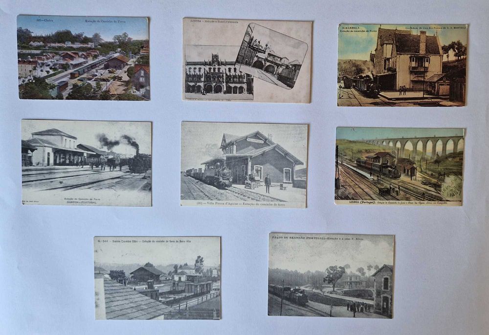 Calendários dos Caminhos de Ferro Portugueses entre 1981 a 1992