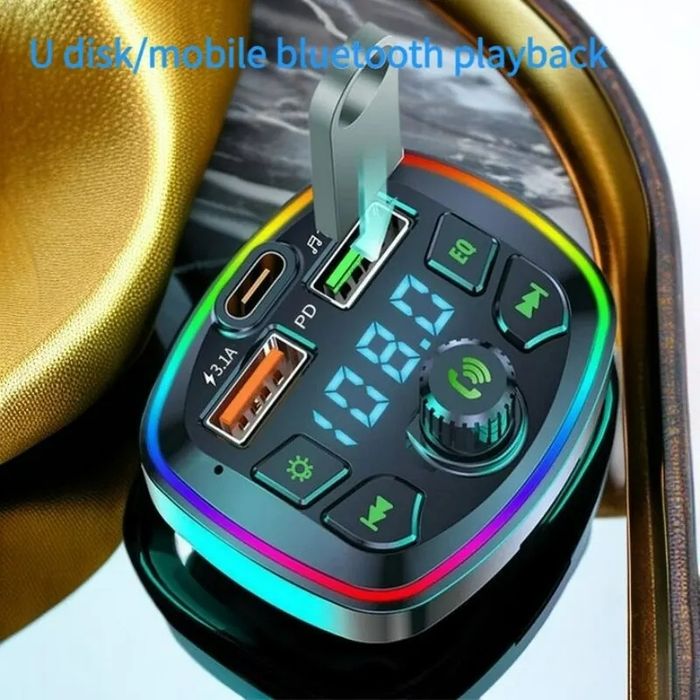 Transmiter mp3 Ładowarka samochodowa Bluetooth Q7
