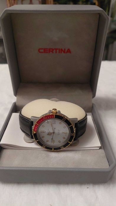 Relógio Masculino Certina Turtle Top DS de 1990 Swiss
