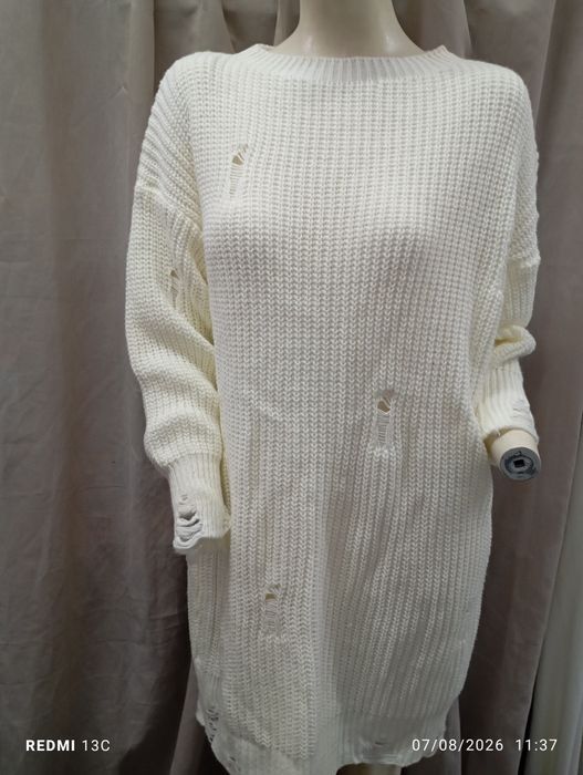 Vestido/camisolão de malha