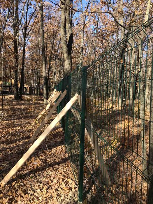 Сітка для огрожі, паркан з зварної сітки 3D, секційна огорожа