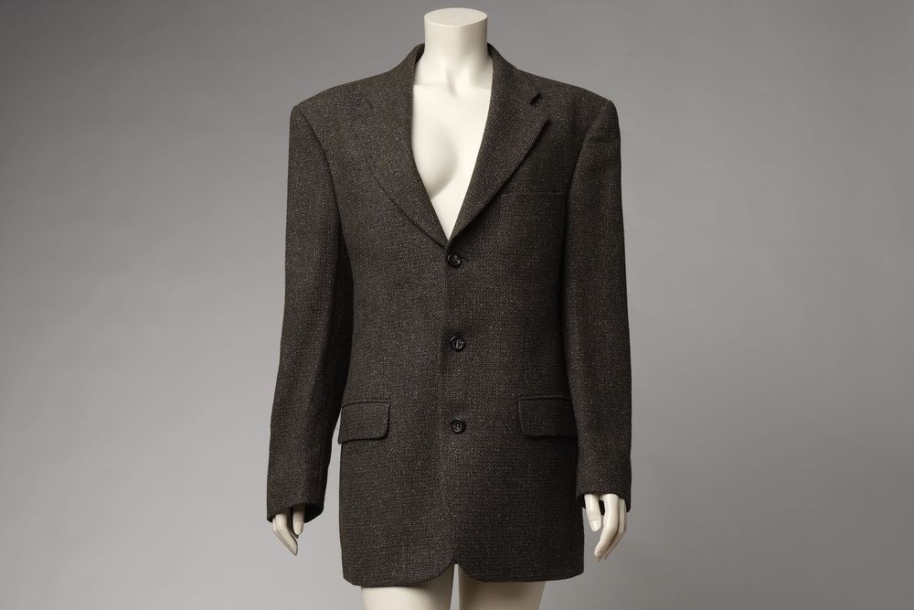 Теплый мужской пиджак Yves Saint Laurent YSL, винтаж оригинал