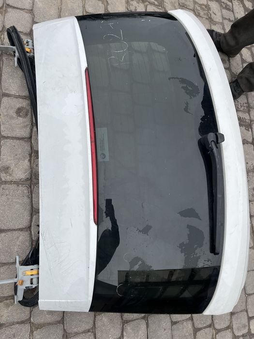 Klapa tyl tylna bmw f11 touring kombi a300 Alpinweiss szyba