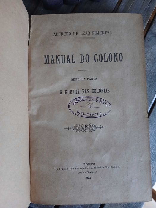 Manual do Colono - Alfredo de Leão Pimentel