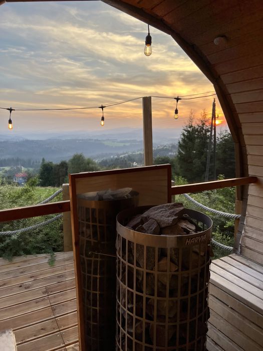 Dom w górach Wakacje Basen Koniaków Beskidy Balia Jacuzzi