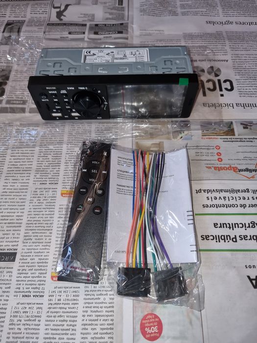 Auto radio 1 din / 2 din com Bluetooth Usb para som carro jipe (NOVO)