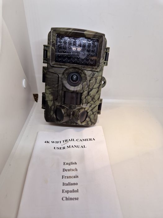 Fotopułapka wifi z aplikacją kamera leśna myśliwska mini 4k  noc dzień