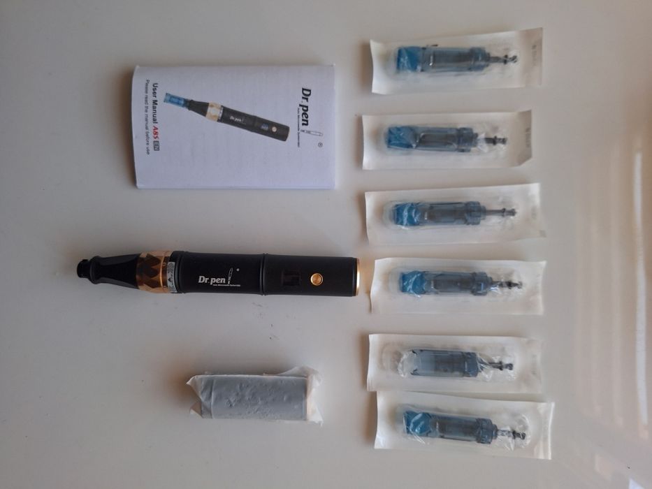 Dr. Pen A8S Dermapen do mezoterapii mikroigłowej + 6 kartridży