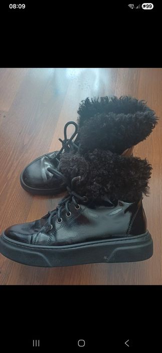 Marc Cain  botki śniegowce