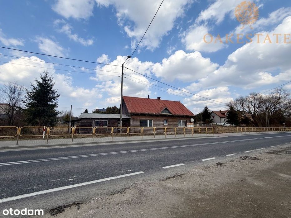 dom do remontu działka 2000 m2 media droga asfalt