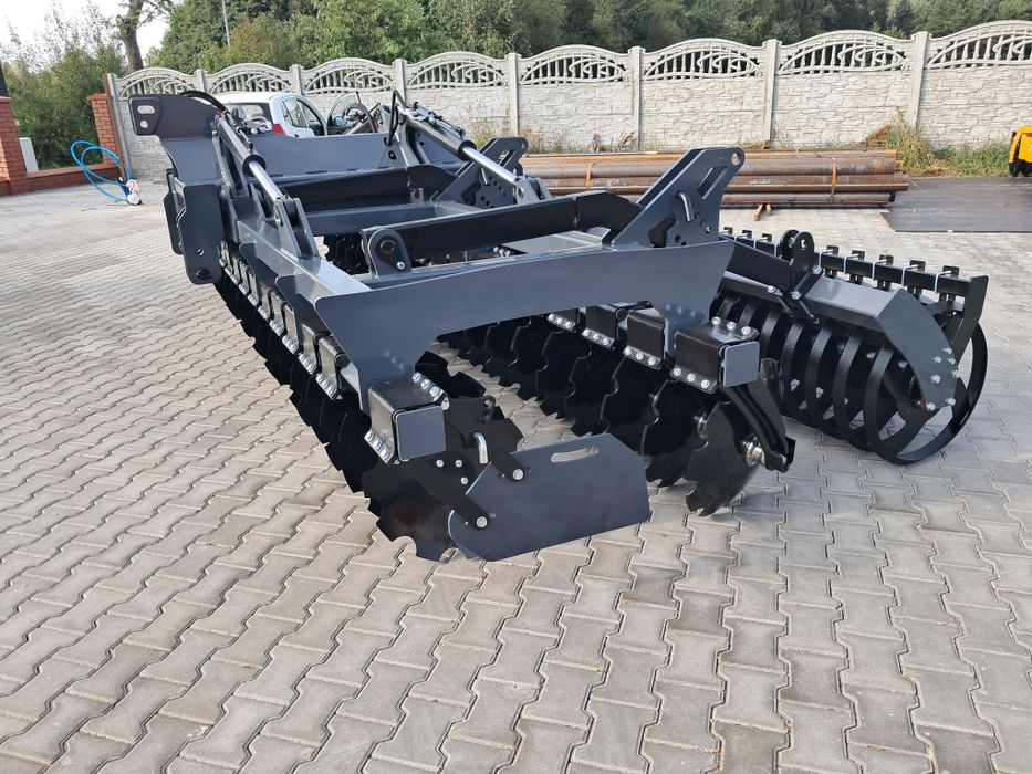 Brona talerzowa hydraulicznie składana 5 metrów, talerzówka 5m