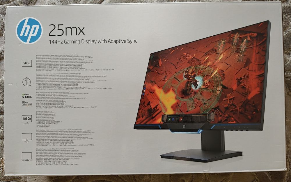 Monitor HP 25mx 24.5" 1920x1080px 144Hz 1 ms