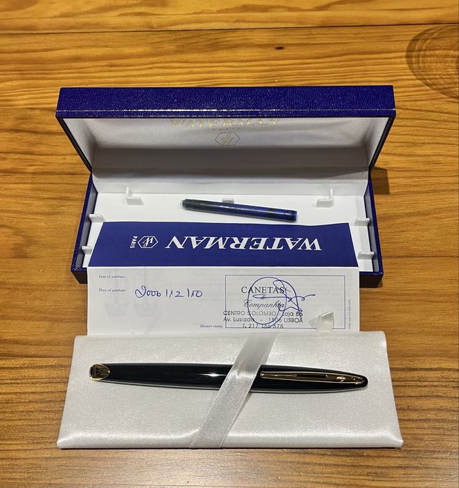 Caneta de Tinta Permanente Waterman Carène Black Sea