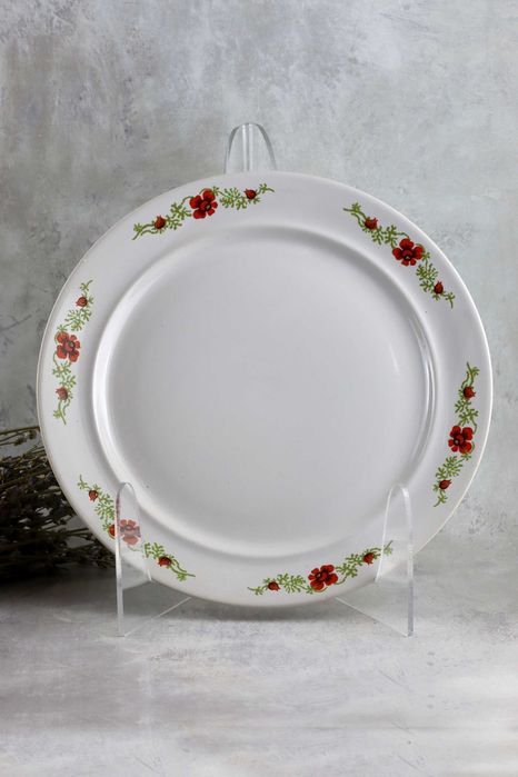 Patera z kwiatowym wzorem Pruszków porcelit prl vintage retro ceramika