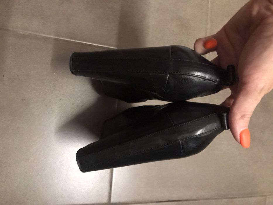 Aldo nowe czarne koturny 38