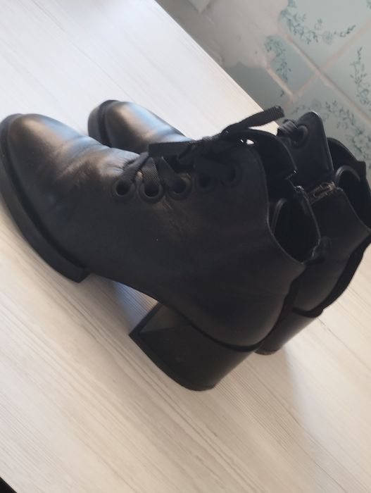 Ботинки осень весна кожа