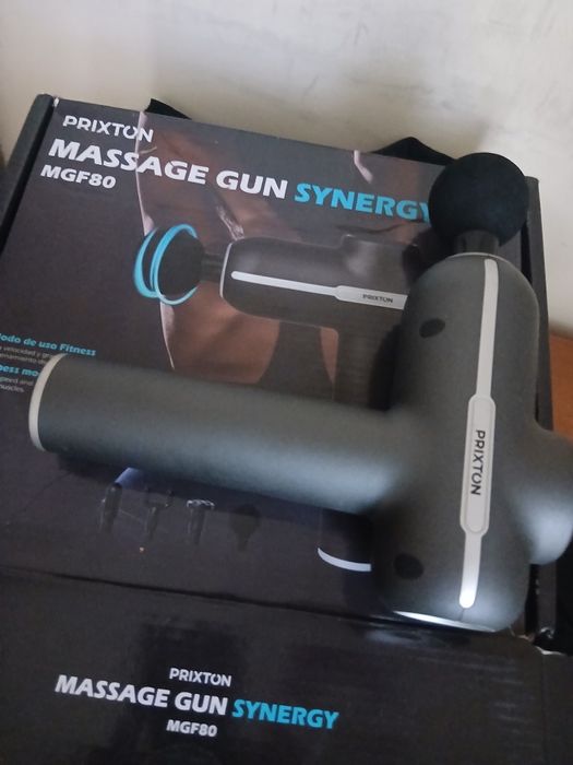 Pistola de massagem muscular Prixton MGF80 Synergy como nova