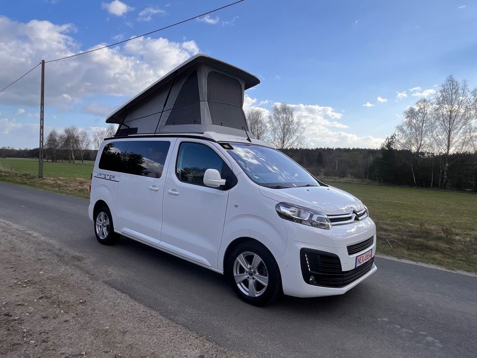 Citroën SPACETOURER VANSTER  2021r 2.0 150km Kamper Podnoszony Dach  Kuchenka Webasto  5 Osobowy