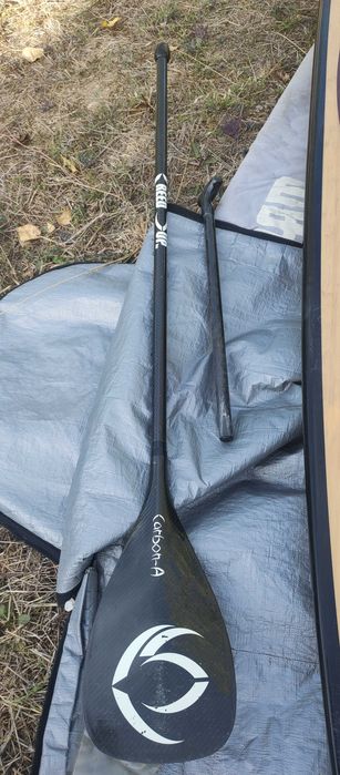 Kit completo prancha de SUP 11" (330cm) fibra Creed, óptimo estado.