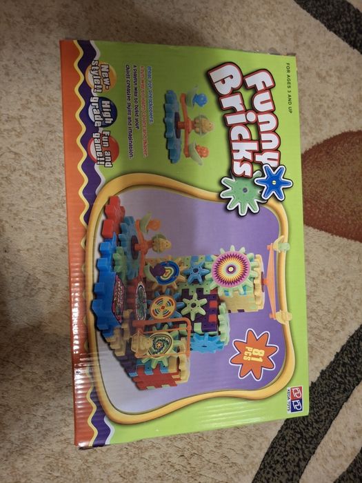 Дитячий іграшковий конструктор на шестернях Funy Bricks