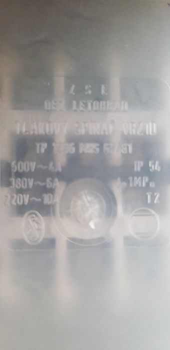Wyłącznik ciśnieniowy VR 21D G1/2" 0,25-0,35Mpa