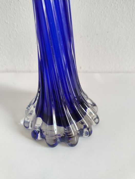 Murano kobaltowy wazon z lat '60