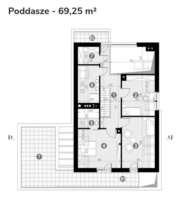 Dom w stanie surowym zamkniętym – Maków Mazowiecki, ul. Cicha | 161 m²