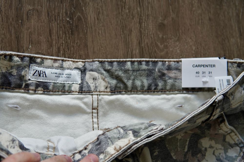 Джинси камо Zara 40