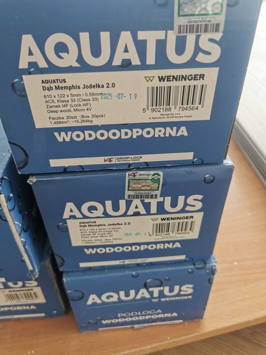 Panele winylowe Weninger AQUATUS AQUA PROFI SPC dąb memphis 2.0