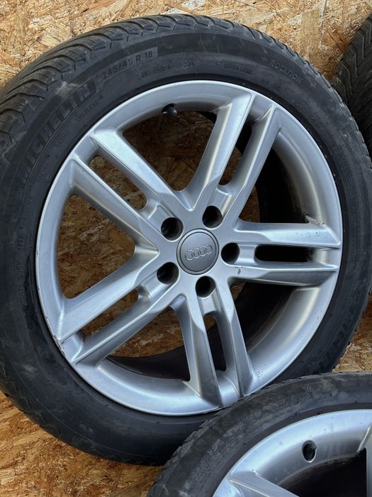 Koła felgi aluminiowe AUDI A4 A5 A6 C7 5x112 18” Michelin 245/45R18
