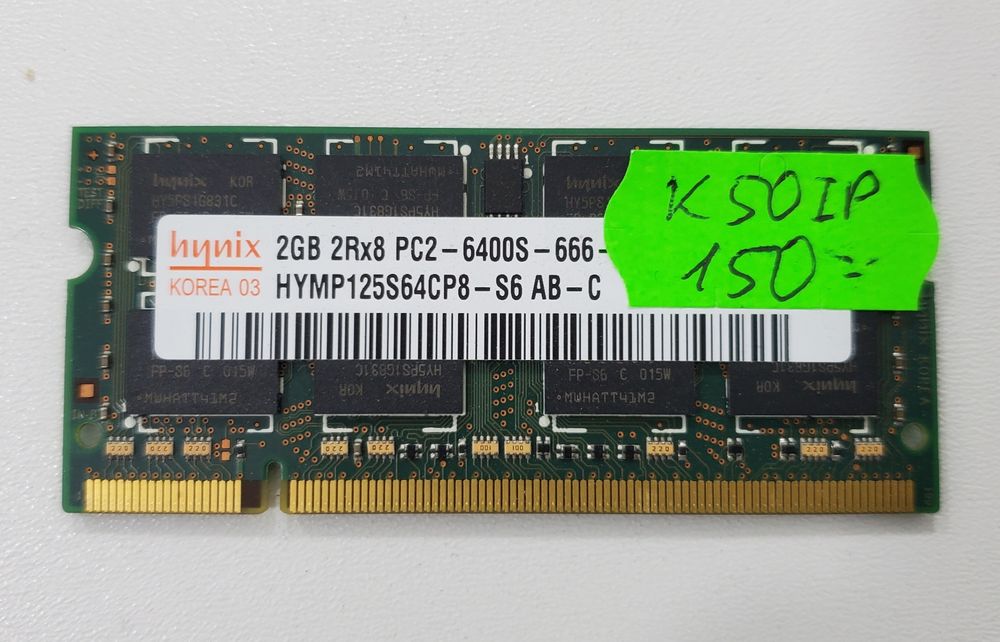 Оперативна пам'ять до ноутів і ПК б/в ddr2, ddr3, ddr4 (2gb, 4gb, 8gb)