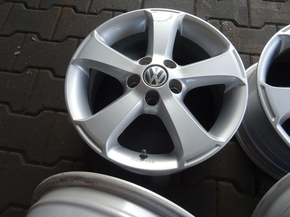 5x100x57 6Jx15 ET40 Volkswagen oryginalne felgi 15