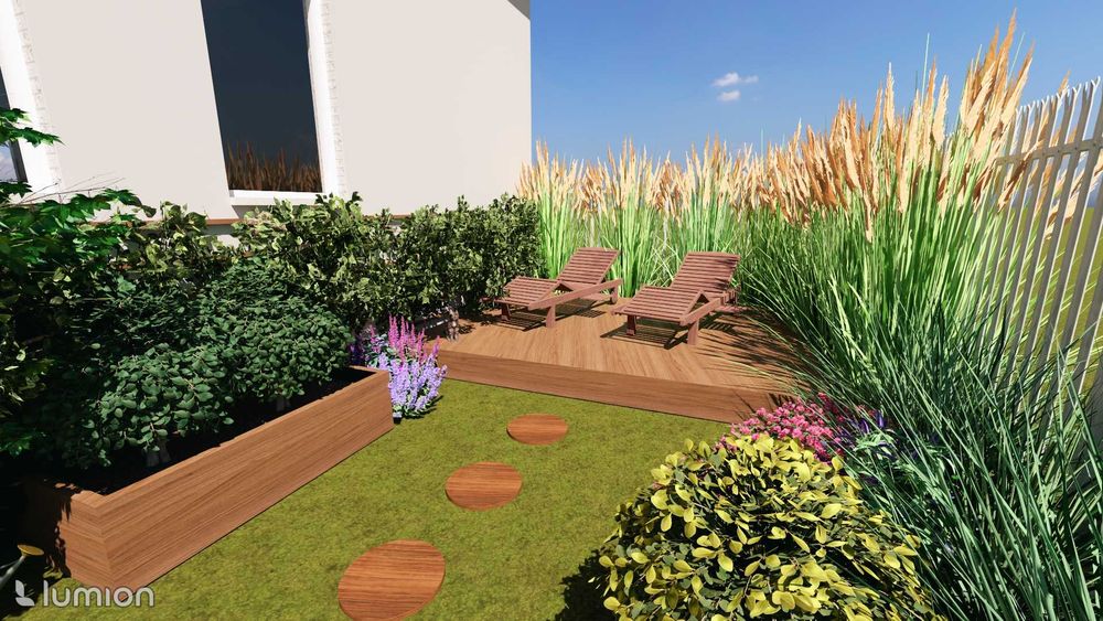 Projektowanie ogrodów | Rzuty 2D i wizualizacje 3D | Cała Polska