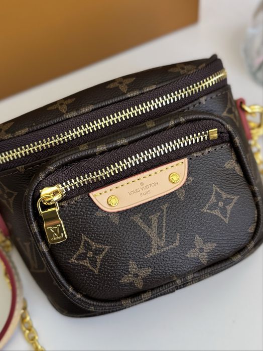 Сумка - бананка Louis Vuitton Bumbag, жіноча сумка луі вітон, бананка через плече