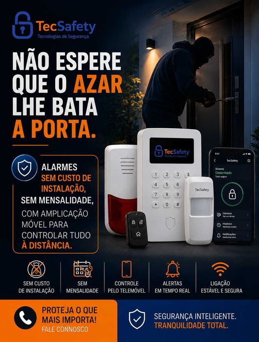 Instalação de Alarmes de Intrusão