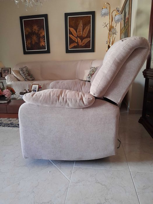 Sofá de relax beje