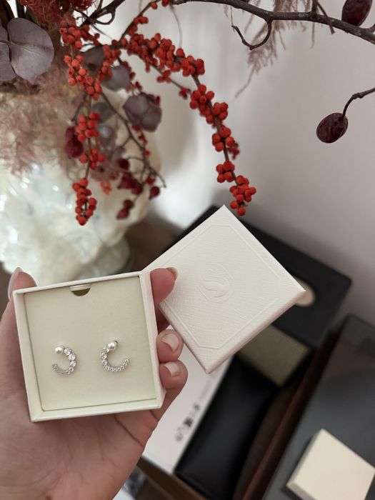 сережки swarovski нові