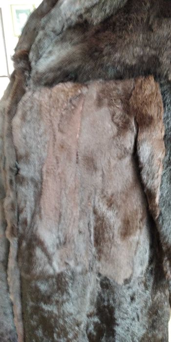 Полушубок женский из меха кролика.