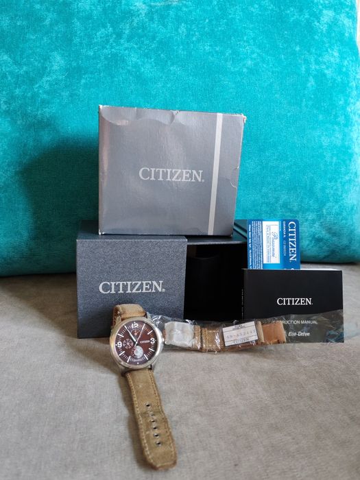 Годинник Citizen Eco-Drive + новий ремінець