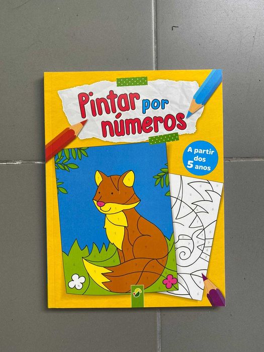 Livros Educativos de Desenhar e Pintar