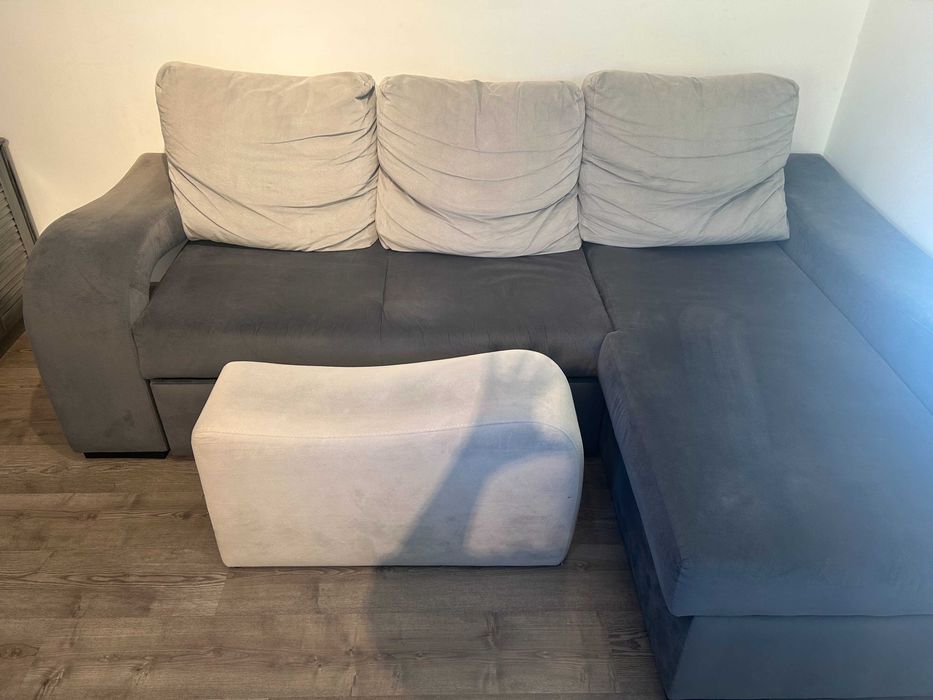 Sofá com chaise Longue