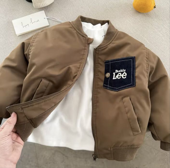 Теплий дитячий бомбер